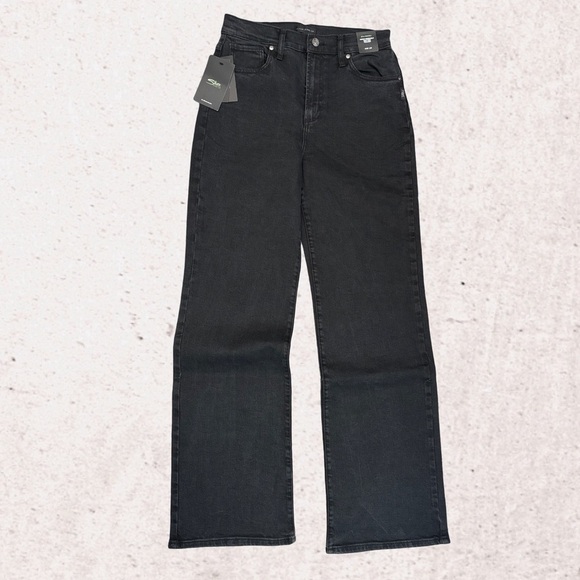 Silver Jeans Black Flare Wide Leg Denim - Picture 1 of 4